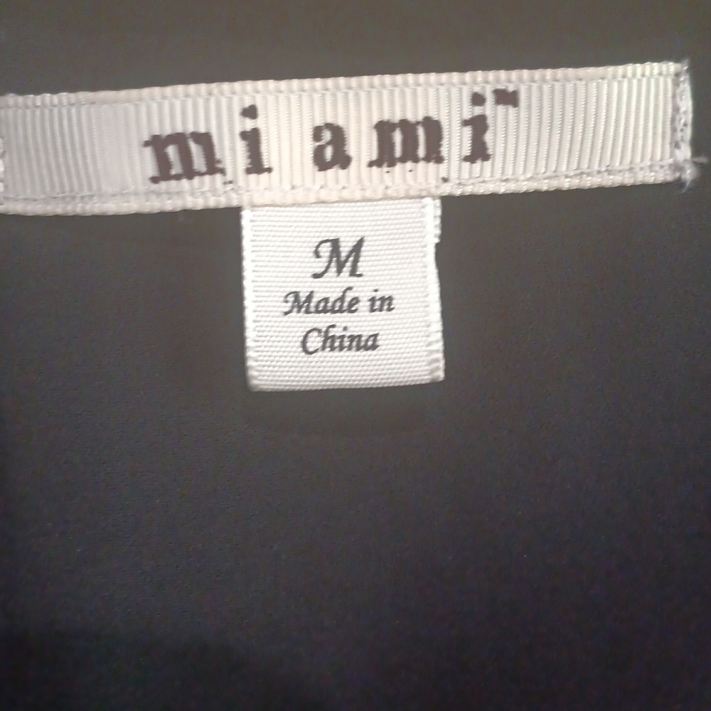 miami Black Velvet Floral Dress with Lace Trim - Picture 3 of 4